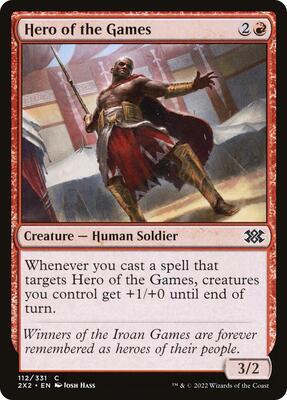 Hero of the Games card from Double Masters 2022
