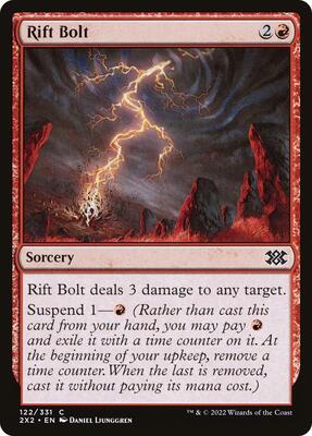 Rift Bolt card from Double Masters 2022