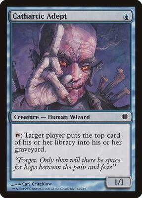 Cathartic Adept card from Shards of Alara