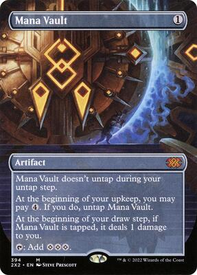 Mana Vault (Borderless) card from Double Masters 2022