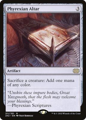 Phyrexian Altar card from Double Masters 2022