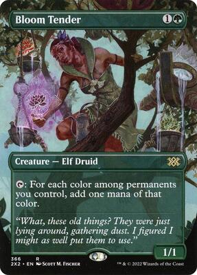 Bloom Tender (Borderless) card from Double Masters 2022