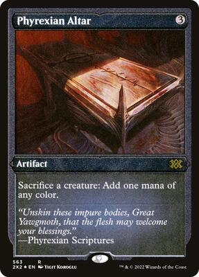 Phyrexian Altar (Foil Etched) card from Double Masters 2022