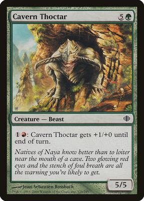 Cavern Thoctar card from Shards of Alara