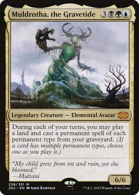 Muldrotha, the Gravetide card from Double Masters 2022