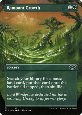 Rampant Growth (Borderless) card from Double Masters 2022