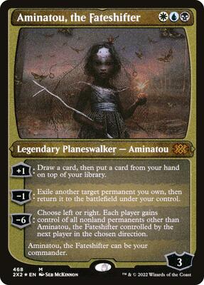 Aminatou, the Fateshifter (Foil Etched) card from Double Masters 2022
