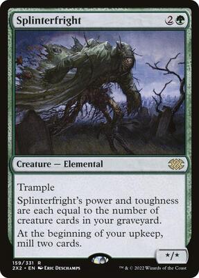 Splinterfright card from Double Masters 2022