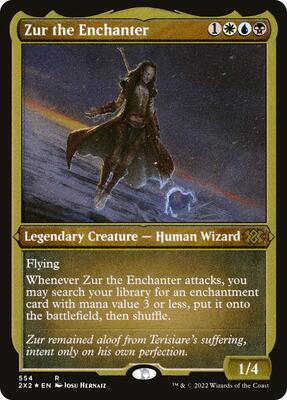 Zur the Enchanter (Foil Etched) card from Double Masters 2022