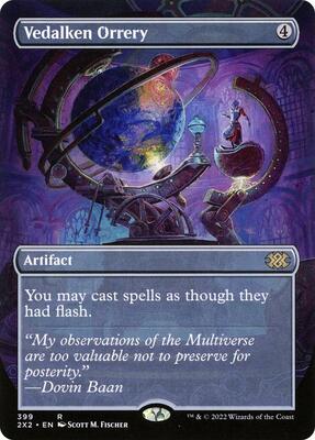Vedalken Orrery (Borderless) card from Double Masters 2022