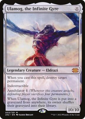 Ulamog, the Infinite Gyre card from Double Masters 2022