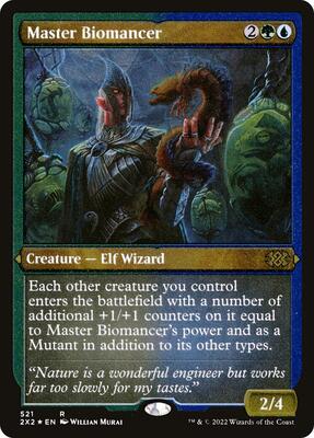 Master Biomancer (Foil Etched) card from Double Masters 2022