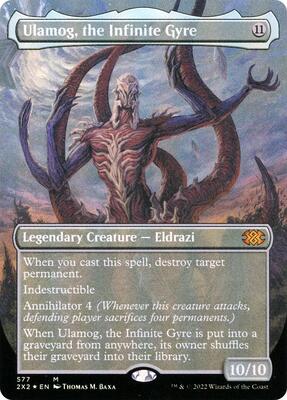 Ulamog, the Infinite Gyre (Textured Foil) card from Double Masters 2022