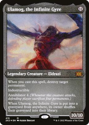 Ulamog, the Infinite Gyre (Foil Etched) card from Double Masters 2022