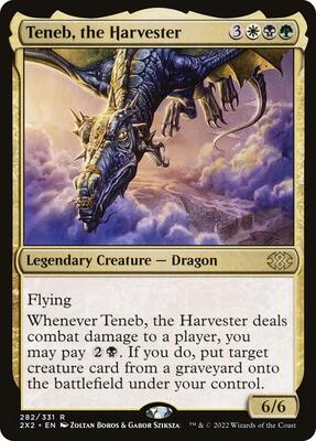 Teneb, the Harvester card from Double Masters 2022