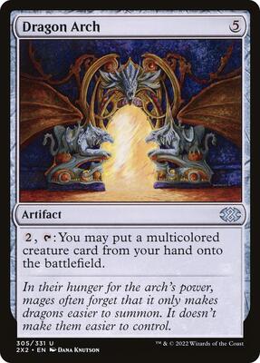 Dragon Arch card from Double Masters 2022