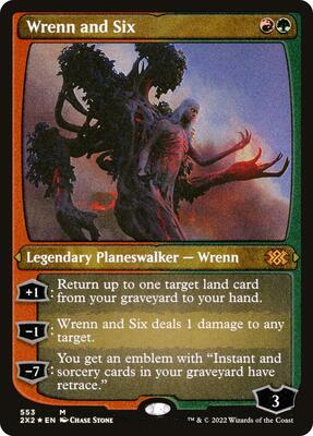 Wrenn and Six (Foil Etched) card from Double Masters 2022