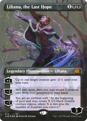 Liliana, the Last Hope (Textured Foil) card from Double Masters 2022
