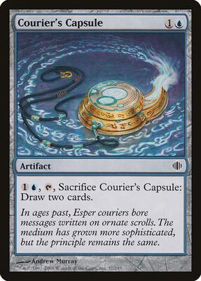 Courier's Capsule card from Shards of Alara