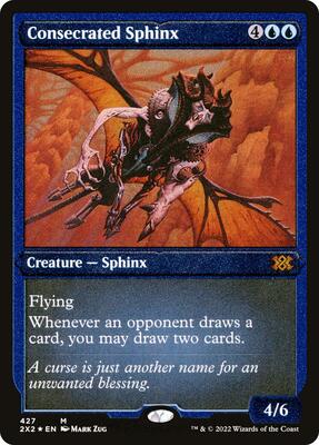 Consecrated Sphinx (Foil Etched) card from Double Masters 2022
