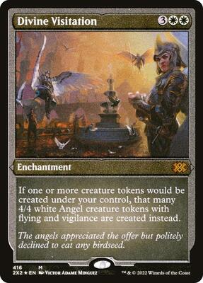 Divine Visitation (Foil Etched) card from Double Masters 2022