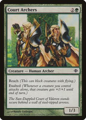 Court Archers card from Shards of Alara