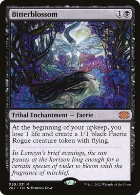 Bitterblossom card from Double Masters 2022