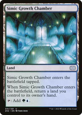 Simic Growth Chamber card from Double Masters 2022
