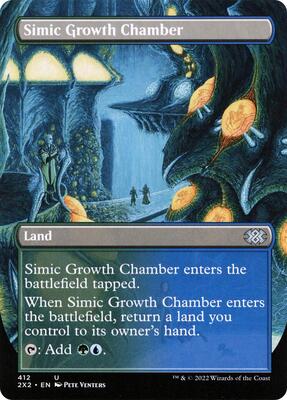 Simic Growth Chamber (Borderless) card from Double Masters 2022