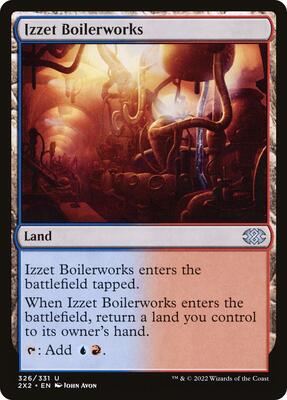 Izzet Boilerworks card from Double Masters 2022