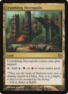 Crumbling Necropolis card from Shards of Alara