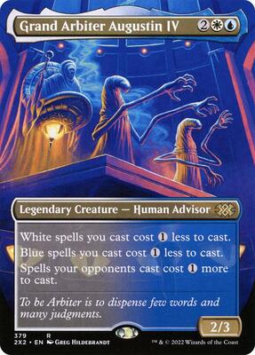 Grand Arbiter Augustin IV (Borderless) card from Double Masters 2022