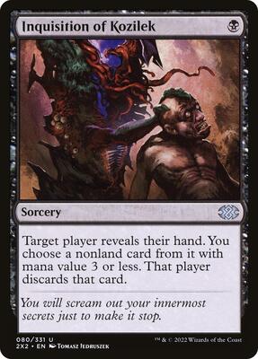 Inquisition of Kozilek card from Double Masters 2022