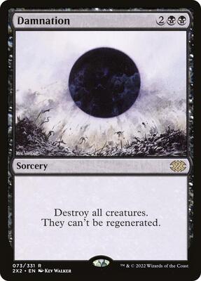 Damnation card from Double Masters 2022