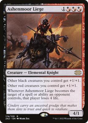 Ashenmoor Liege card from Double Masters 2022