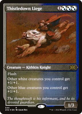 Thistledown Liege (Foil Etched) card from Double Masters 2022
