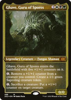 Ghave, Guru of Spores (Foil Etched) card from Double Masters 2022
