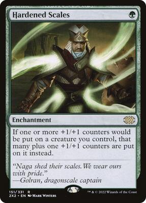 Hardened Scales card from Double Masters 2022
