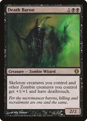 Death Baron card from Shards of Alara
