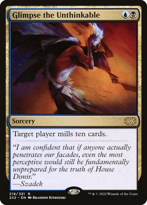 Glimpse the Unthinkable card from Double Masters 2022