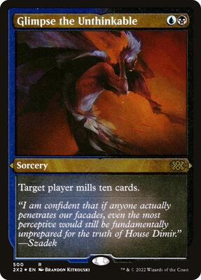 Glimpse the Unthinkable (Foil Etched) card from Double Masters 2022