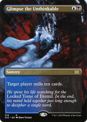 Glimpse the Unthinkable (Borderless) card from Double Masters 2022
