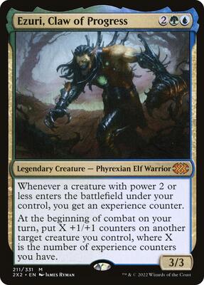 Ezuri, Claw of Progress card from Double Masters 2022