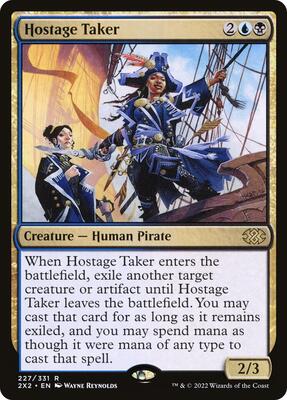 Hostage Taker card from Double Masters 2022