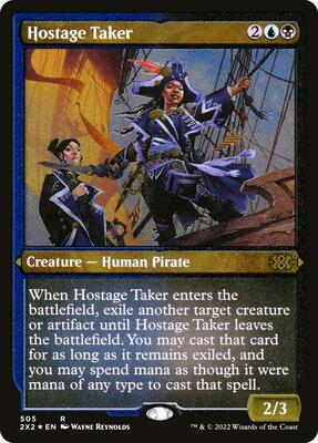 Hostage Taker (Foil Etched) card from Double Masters 2022
