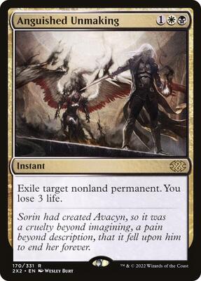 Anguished Unmaking card from Double Masters 2022