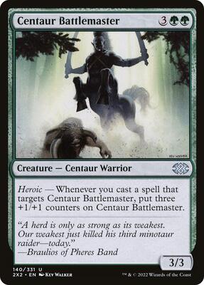 Centaur Battlemaster card from Double Masters 2022