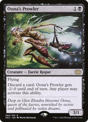 Oona's Prowler card from Double Masters 2022