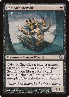 Demon's Herald card from Shards of Alara