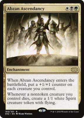 Abzan Ascendancy card from Double Masters 2022